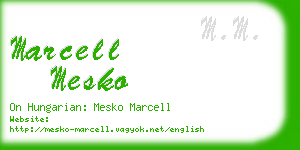 marcell mesko business card